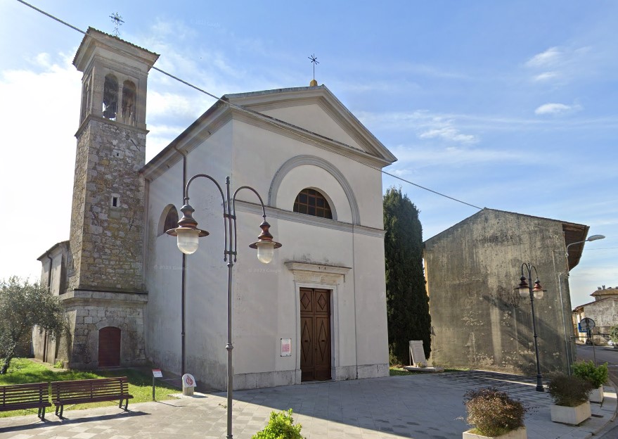 Veduta frontale dell'edificio della Chiesa SS. Lorenzo e Sebastiano a Palmanova