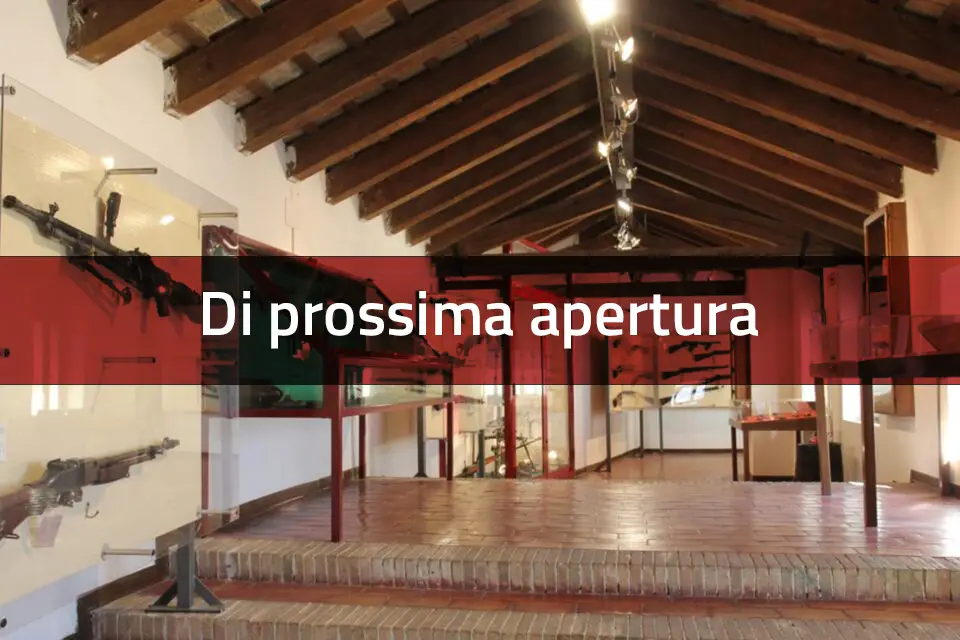 Museo storico Militare di Palmanova, sala interna con artefatti in esposizione